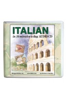 ITALIAN in 10 minutes a day AUDIO CD Wallet - Library Edition